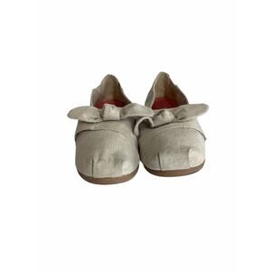 MajPow Girl’s Beige Bow Slip-On Flats 3